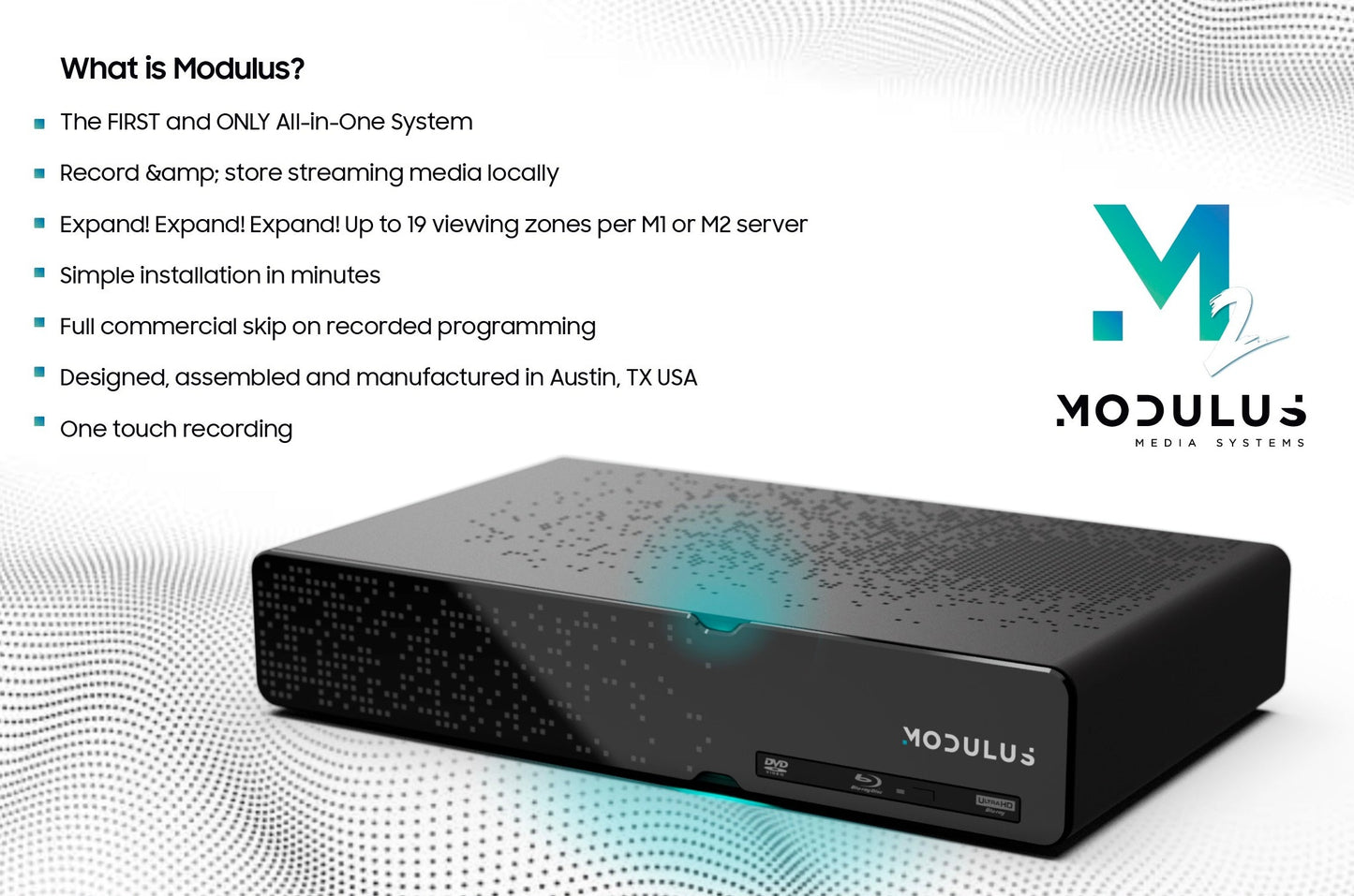 Modulus M1: Movie Server & DVR Recording Device *